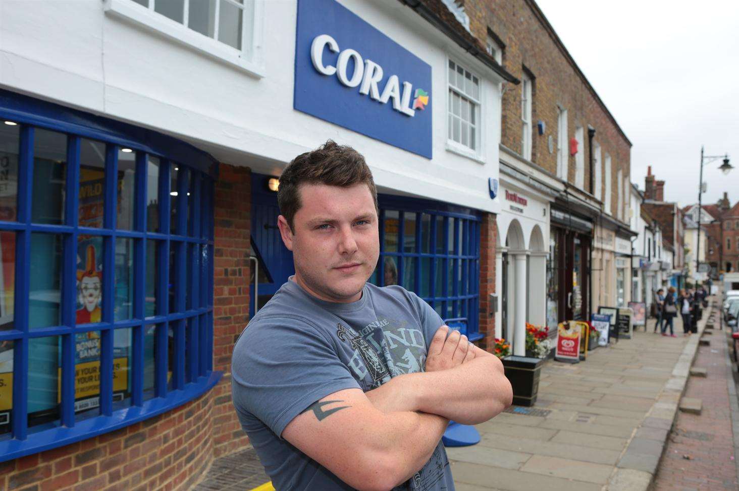 Ben Peirce signed the petition to remove the Coral Bookmakers from Cranbrook high street
