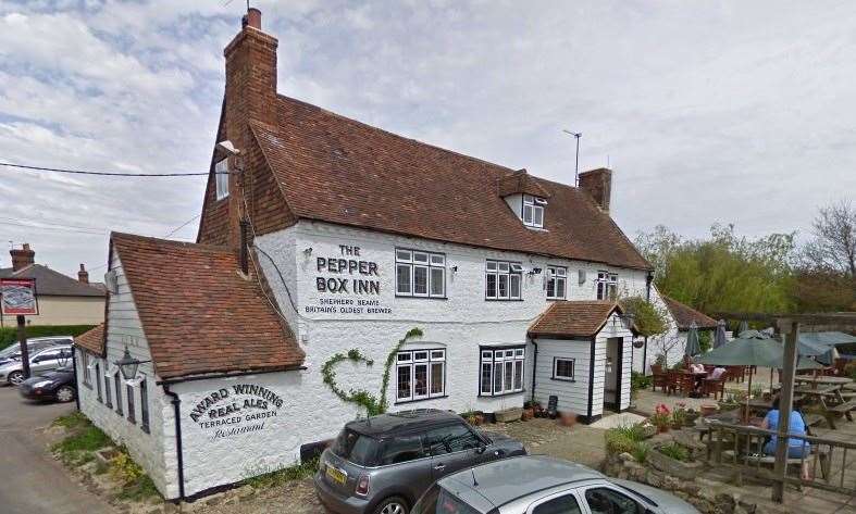 The Pepper Box Inn would be the final pub in the parish of Ulcombe. Picture: Google