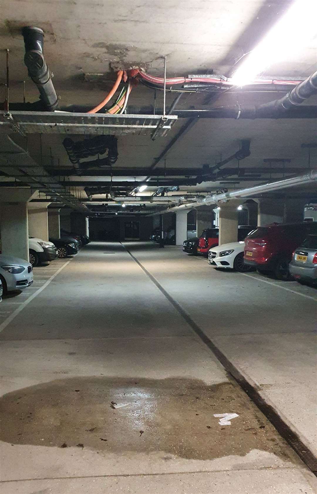 Residents say there has been a leak in the car park for 10 years