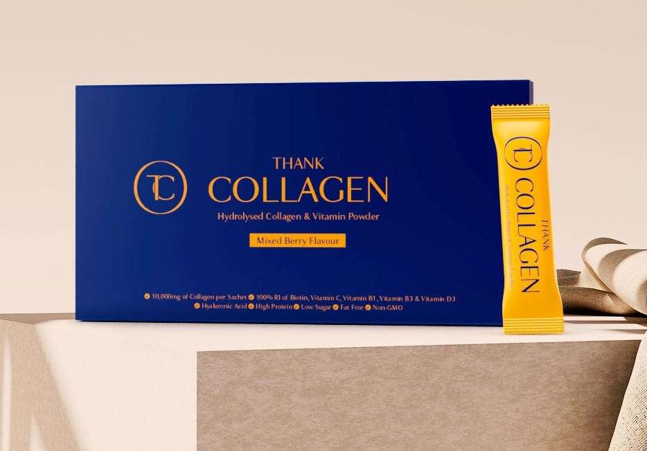 The pair created Thank Collagen after noticing their health wasn’t the best during lockdown. Picture: Josh Warrilow