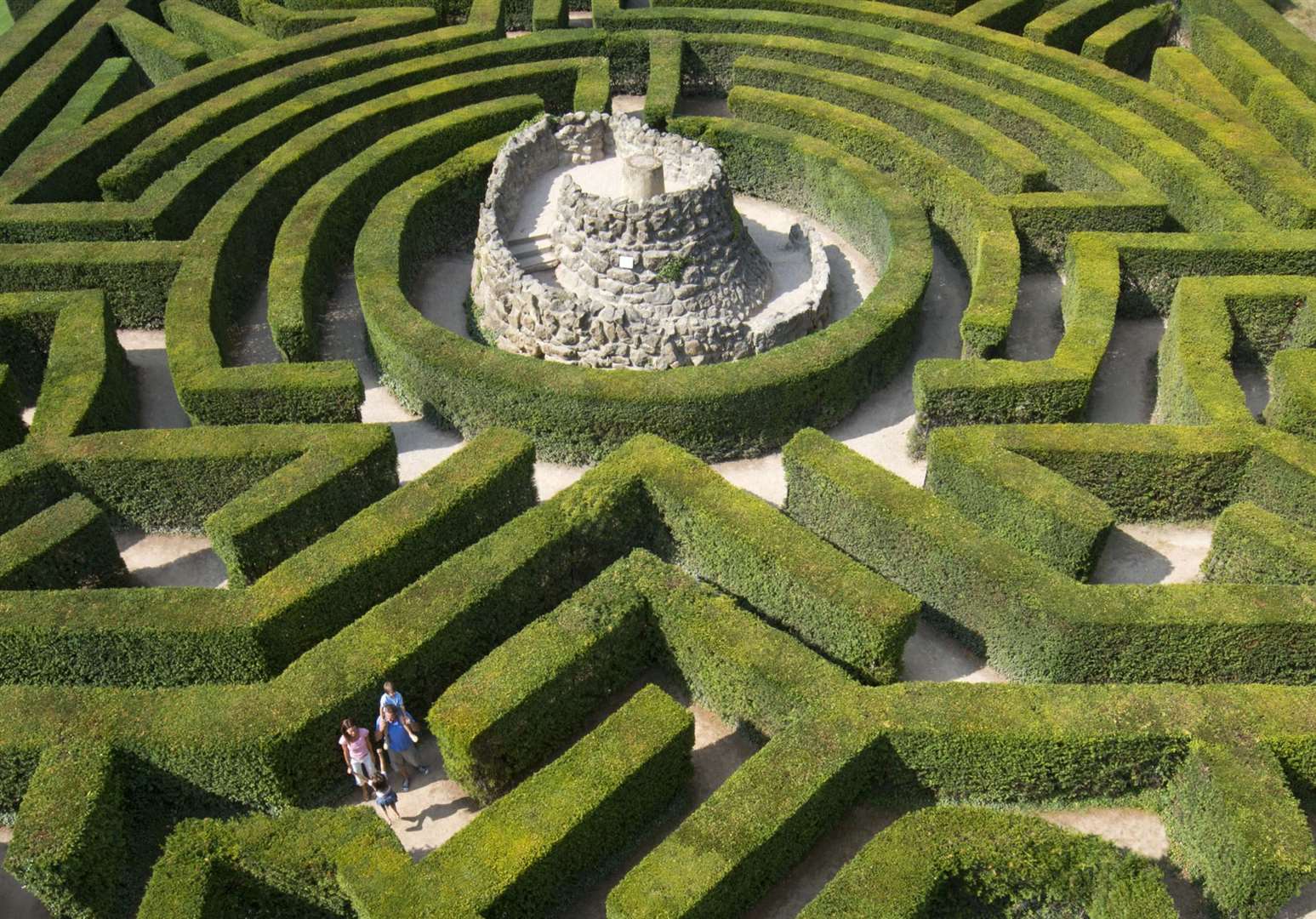 Enjoy a fun family day out at Leeds Castle, including the tricky maze. Picture: Pete Seaward