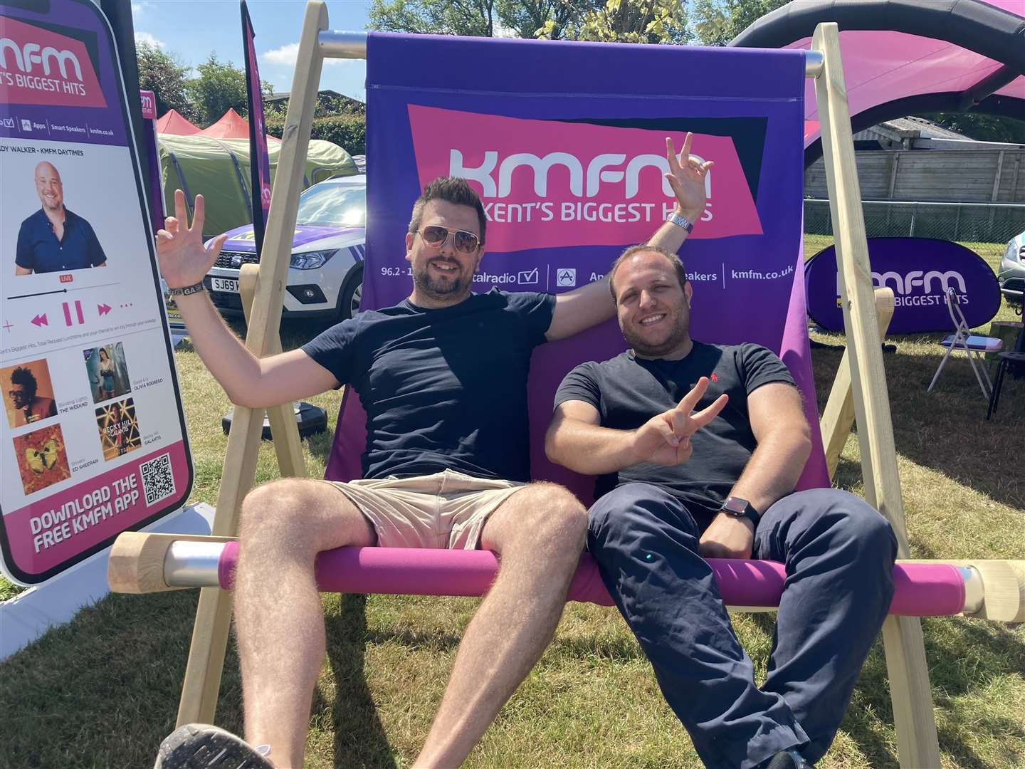 The Kent County Show 2022 is under way. kmfm presenter Rob Wills and producer Marc Bakos