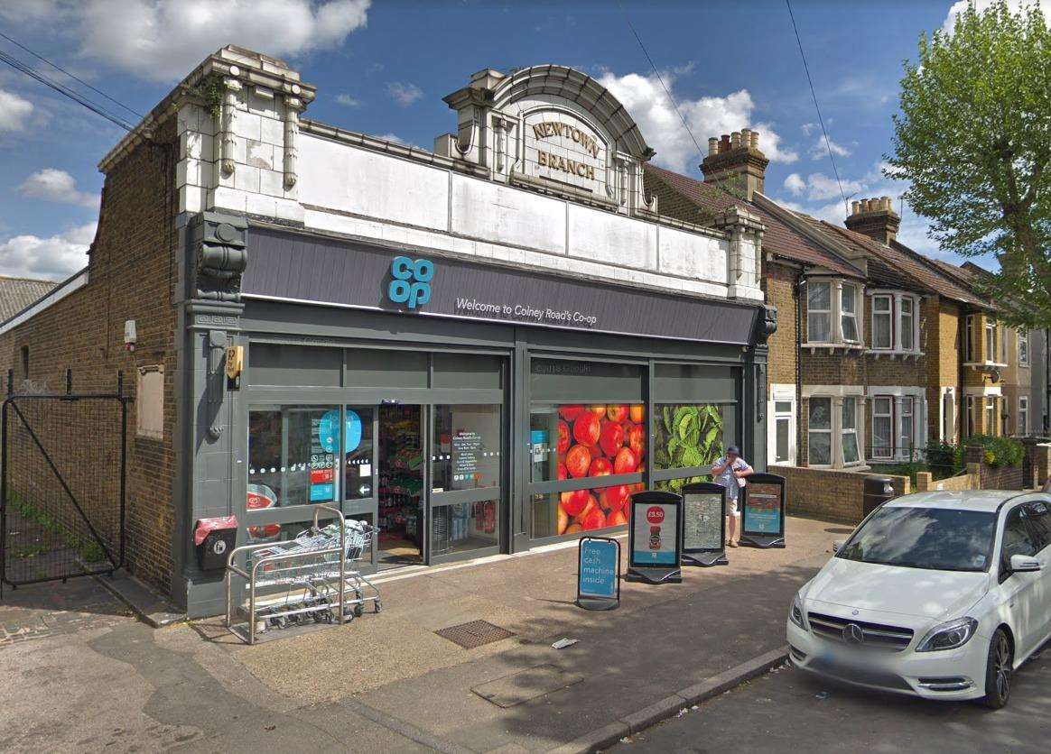 The robbery happened at the Co-op in Colney Road, Dartford (6361315)