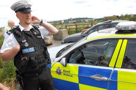 Police target vehicles as part of a crackdown on rogue traders