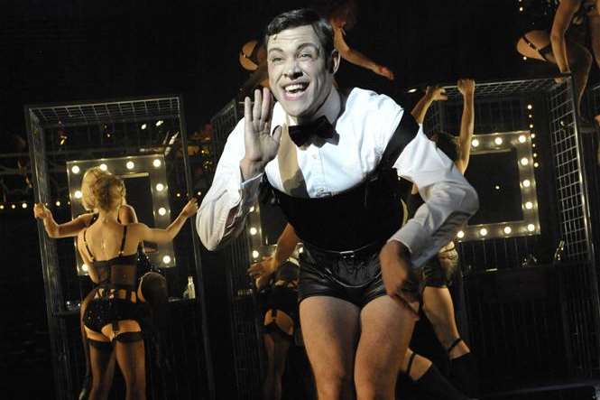 Will Young on stage in Cabaret