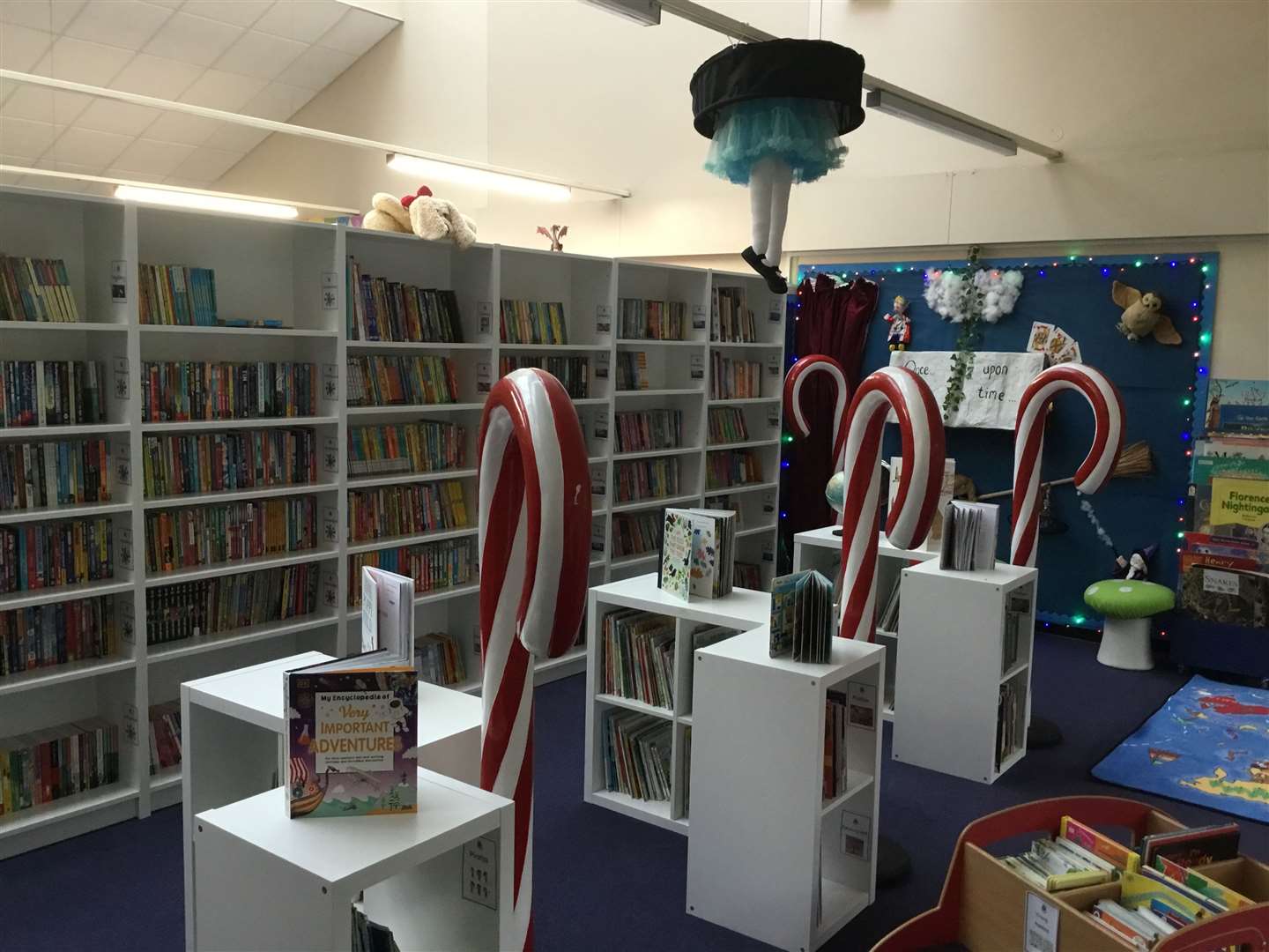 The library opened on March 31. Picture: Swingate Primary School