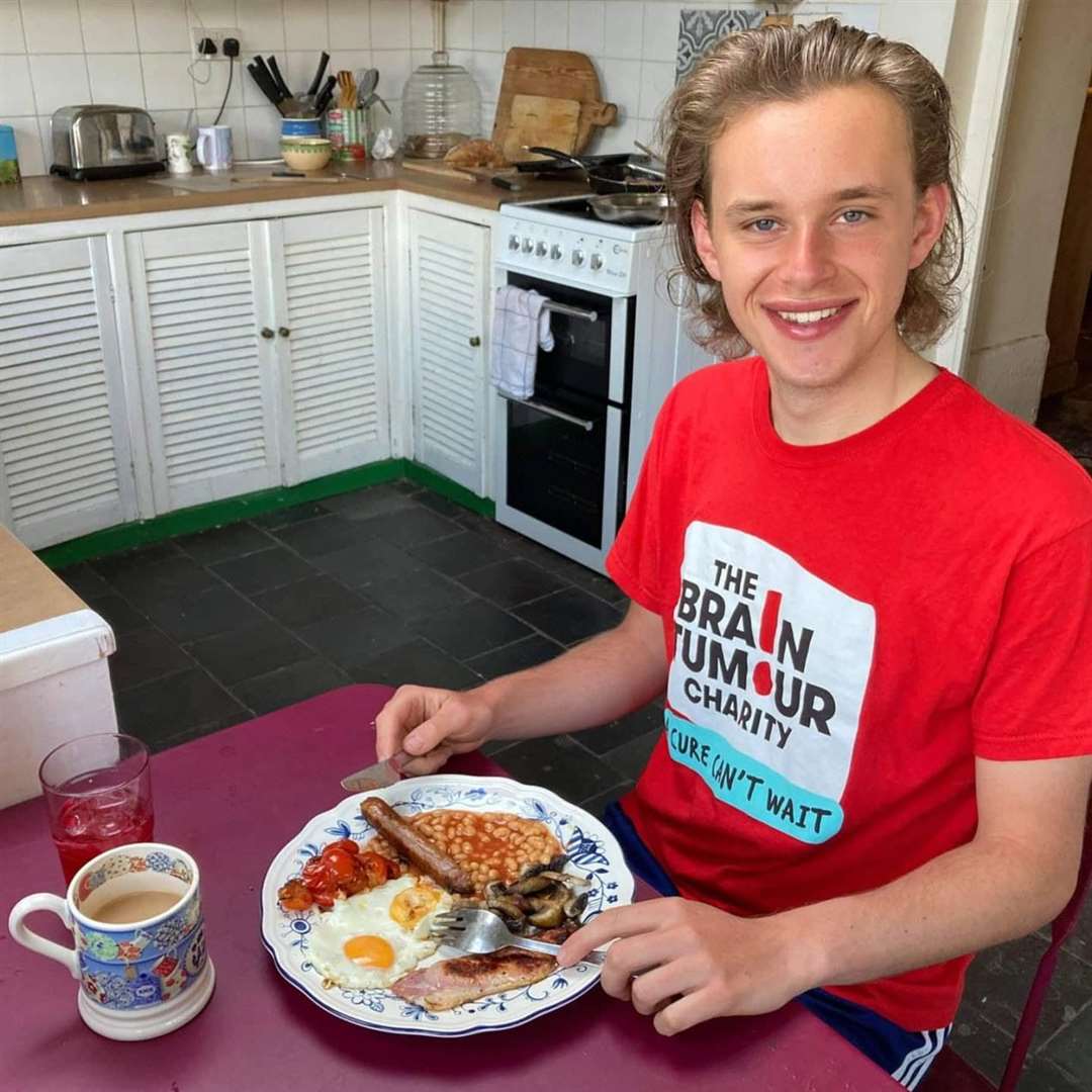 Jeremy Daubeny, from Tunbridge Wells, cycled around the UK to find Britain's best breakfast