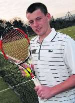 Sam Harrison,16, is hopes to play at Wimbledon this year