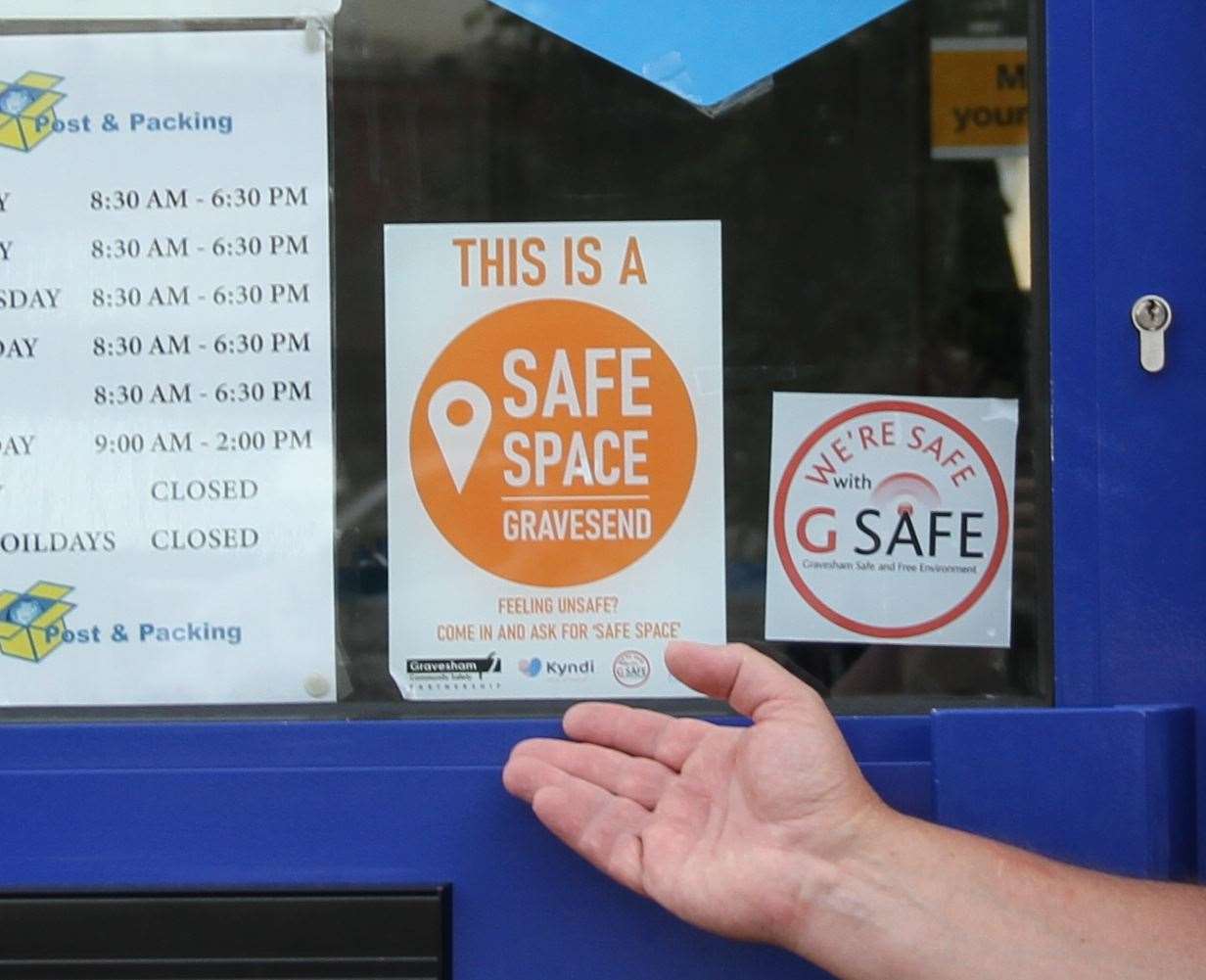 There will be Safe Space branding posted in the premises. Picture: Gravesham Borough Council