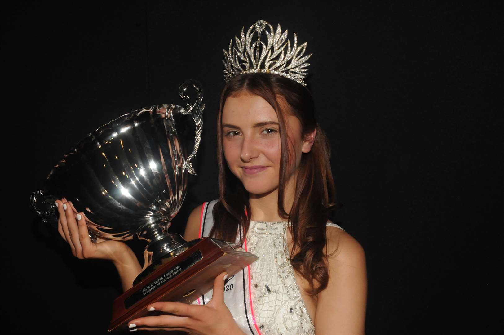 Phoebe Mills, Deal Regatta Carnival Queen 2020 was crowned at Ocean Rooms on Saturday, February 1 2020. Picture Alun Sambrooke