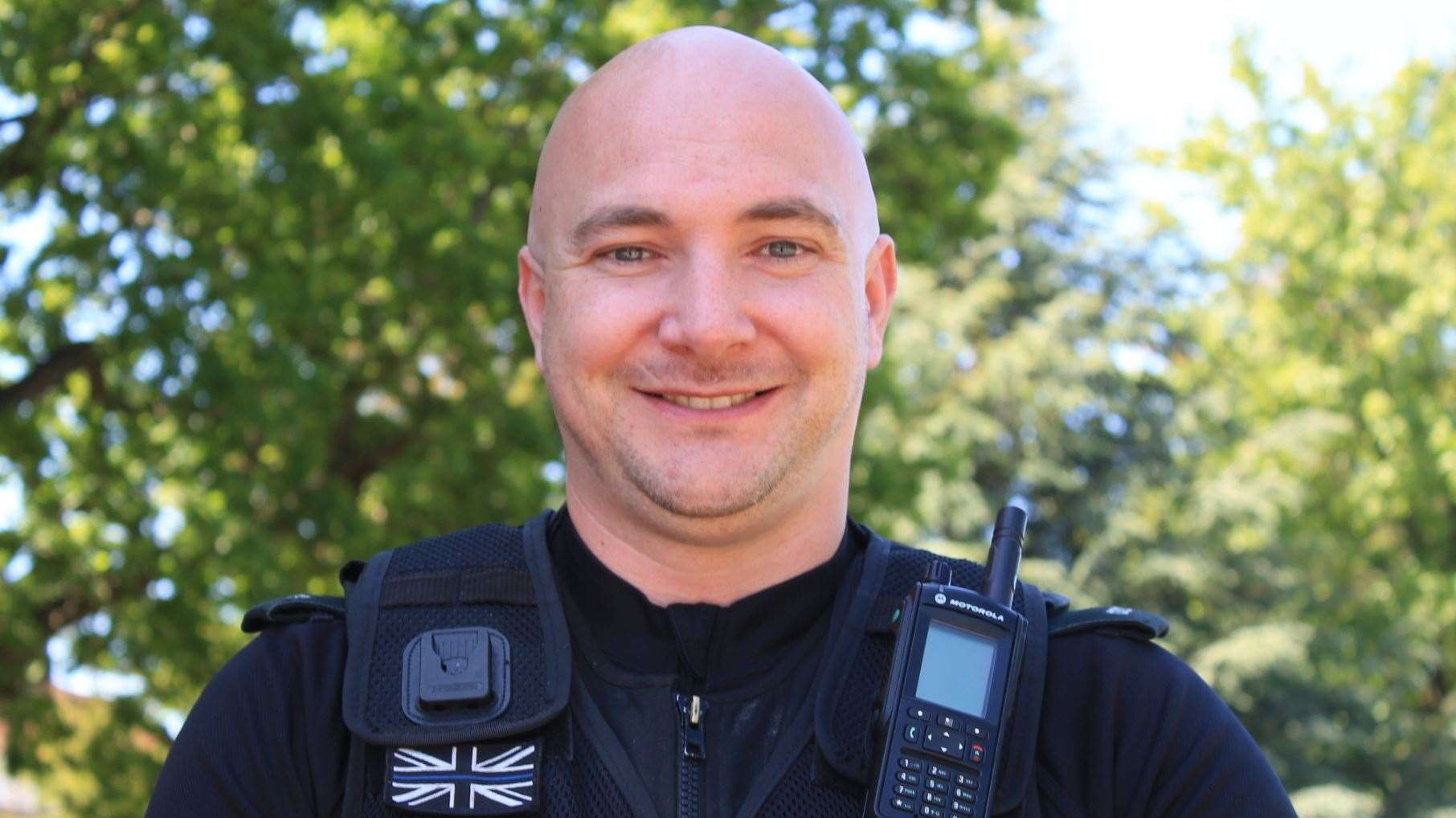 PC Daniel Stride has been nominated for a bravery award