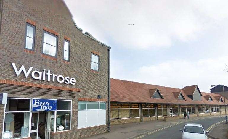 A suspected shoplifter has been arrested after allegedly stealing from a Waitrose store in Tonbridge. Picture: Google Maps