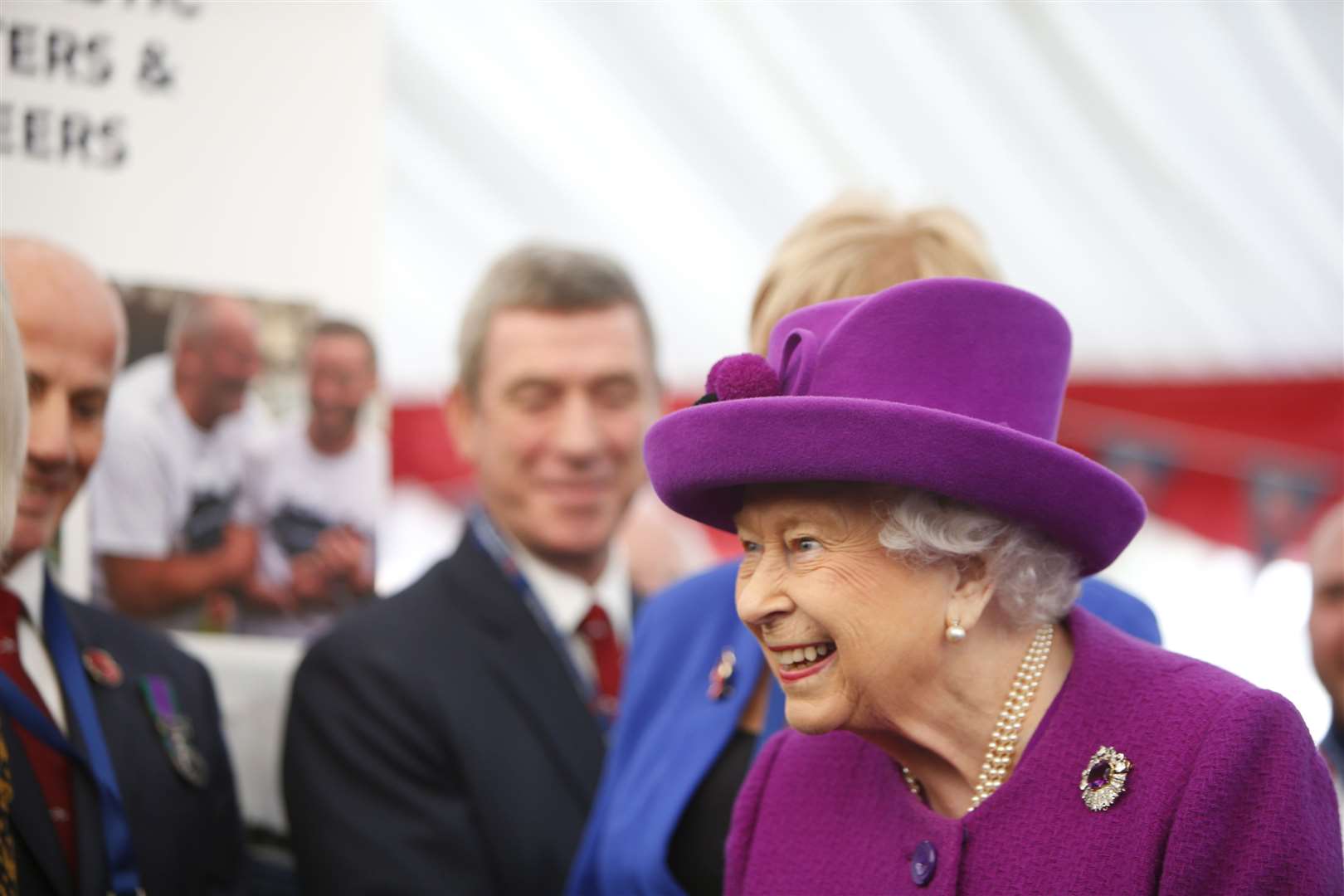 Her Majesty The Queen visits Appleton Lodge at Royal British Legion Industries in Aylesford to officially open the building. Picture: Andy Jones