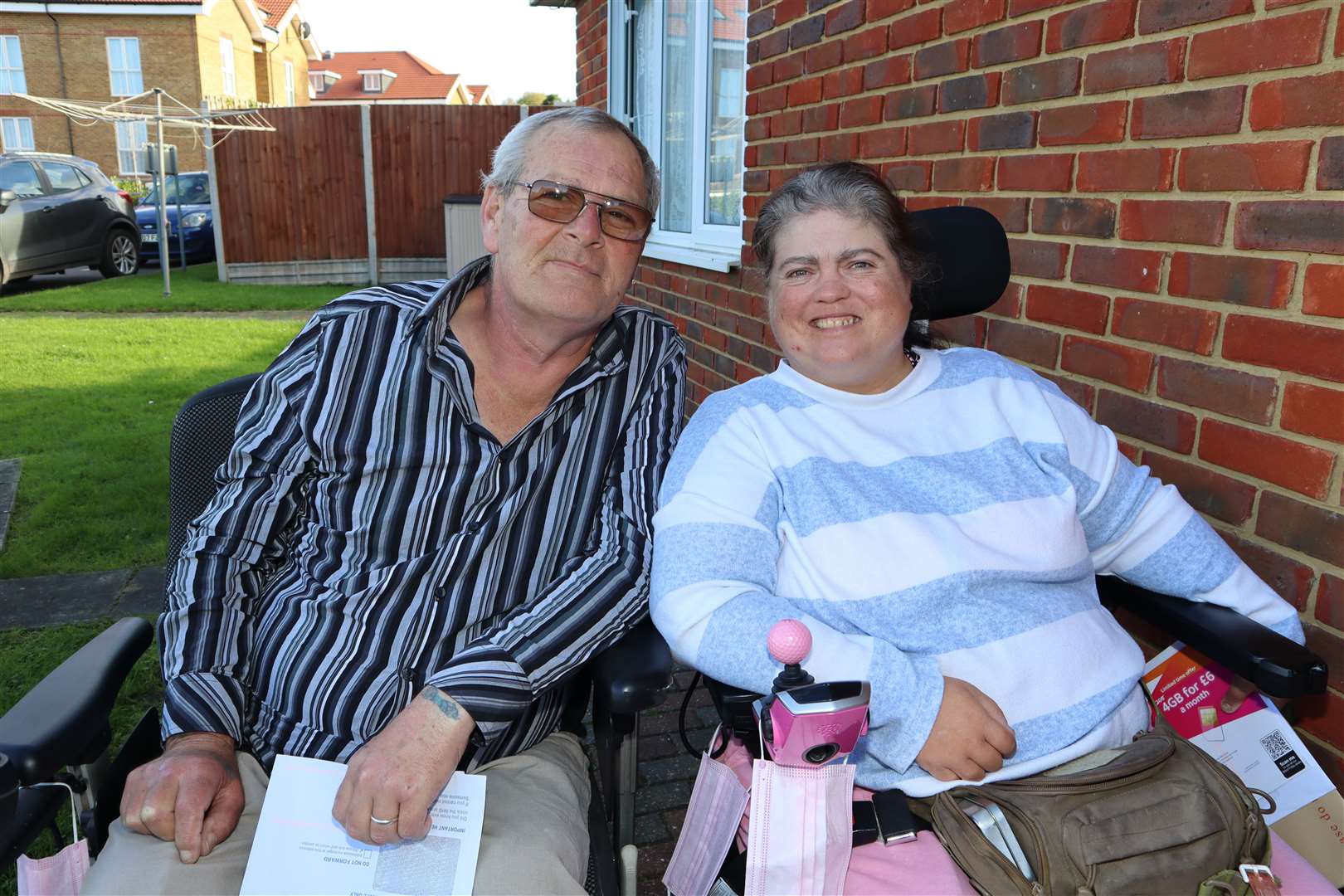 Keith Whitman, 61, and his wife Amanda, 41, met and married at the Little Oyster residential home on The Leas at Minster, Sheppey