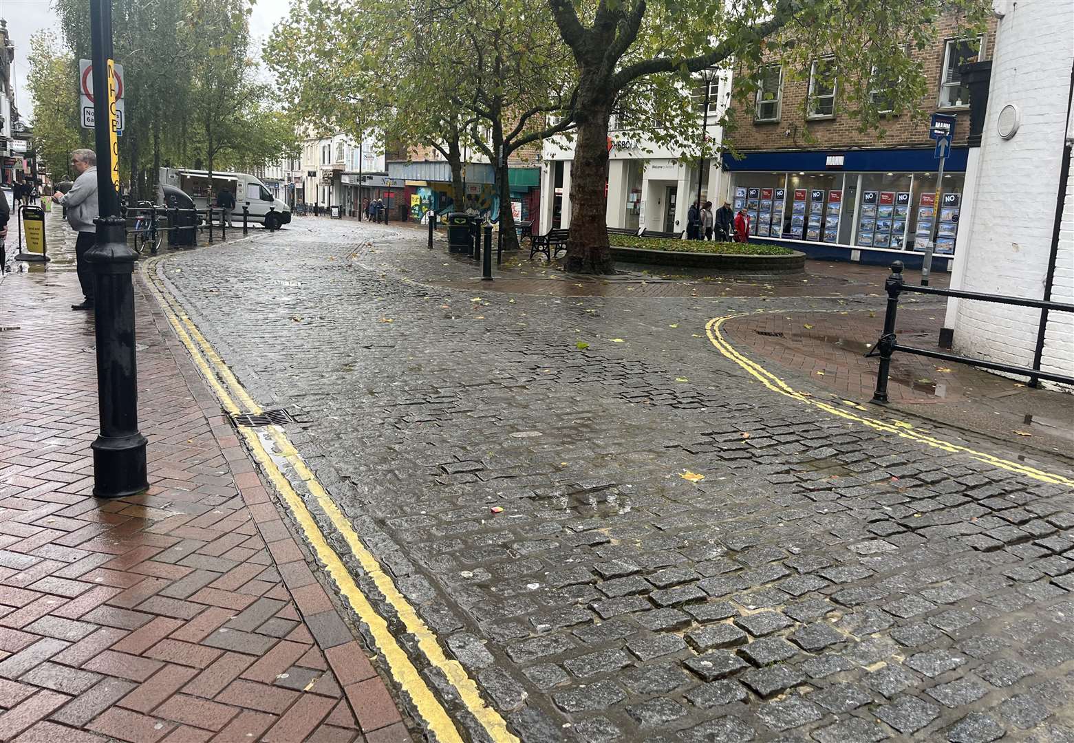 The uneven cobbles in Ashford town centre have sparked numerous complaints over the years