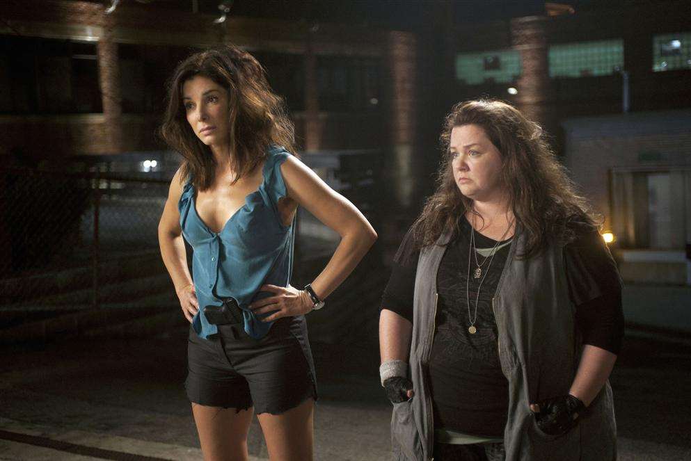 The Heat with Sandra Bullock as Ashburn and Melissa McCarthy as Mullins. Picture: PA Photo/Fox UK