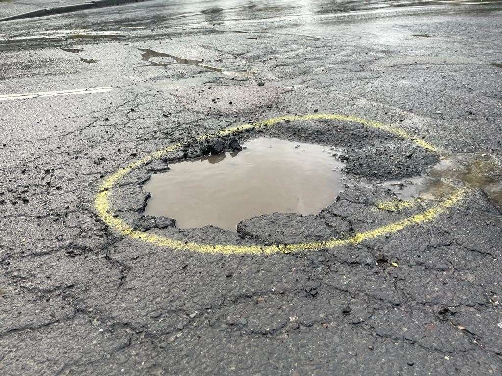 The cost to repair potholes in the south east is estimated to be more than £3 billion