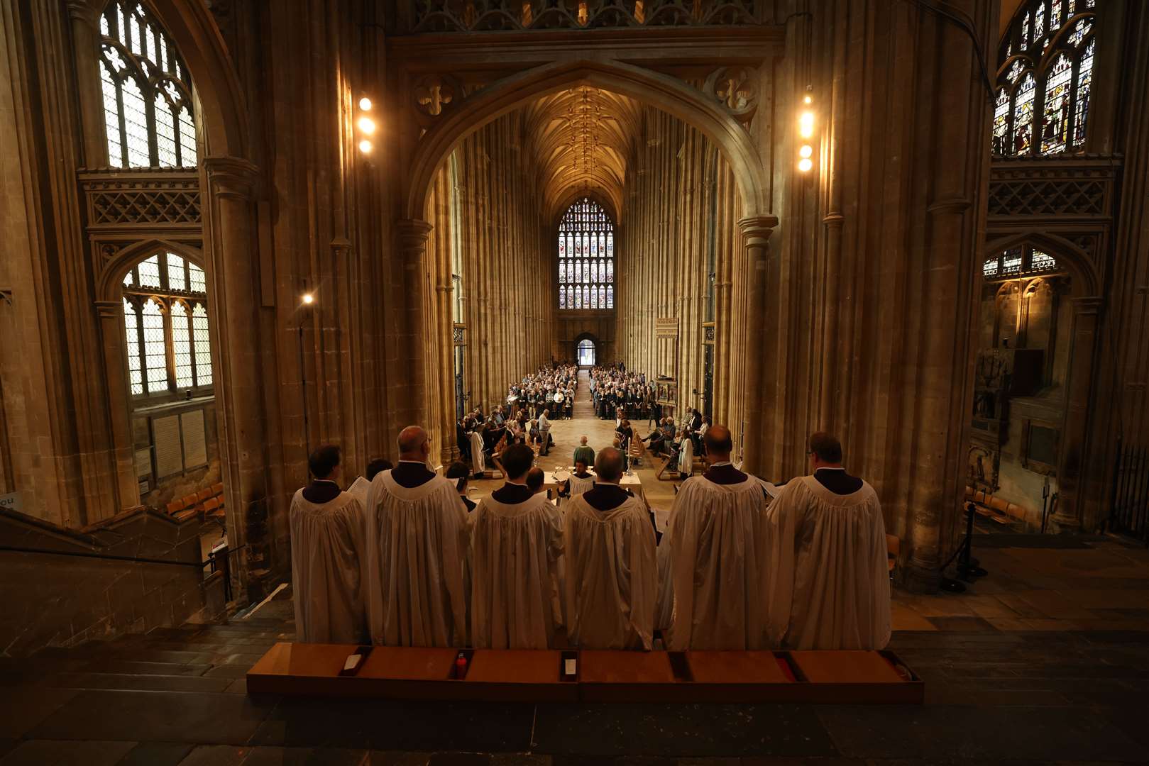 Justin Welby, the Archbishop of Canterbury, pays tribute to late monarch in special cathedral service. Picture: Barry Goodwin