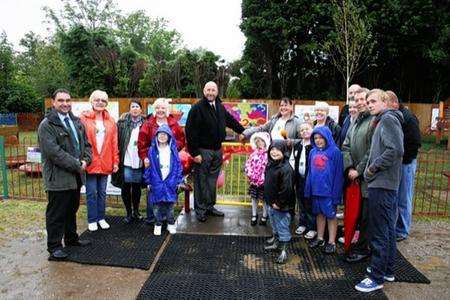Official opening of phase three of the Lovell Road play area in Minster