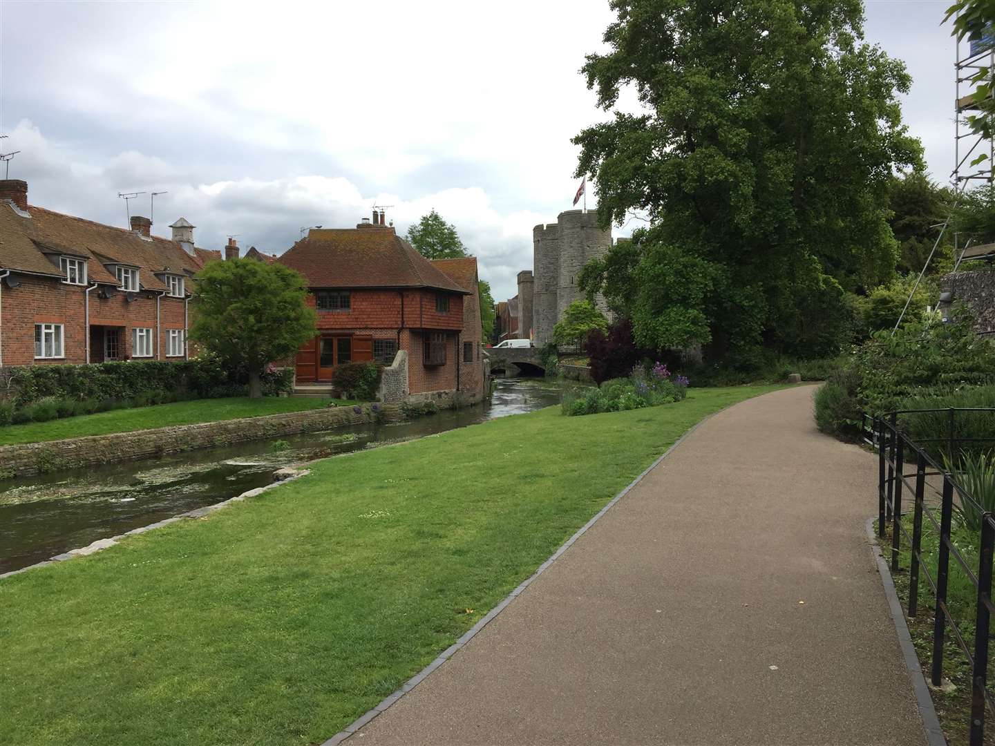 The incident happened in Westgate Gardens, Canterbury