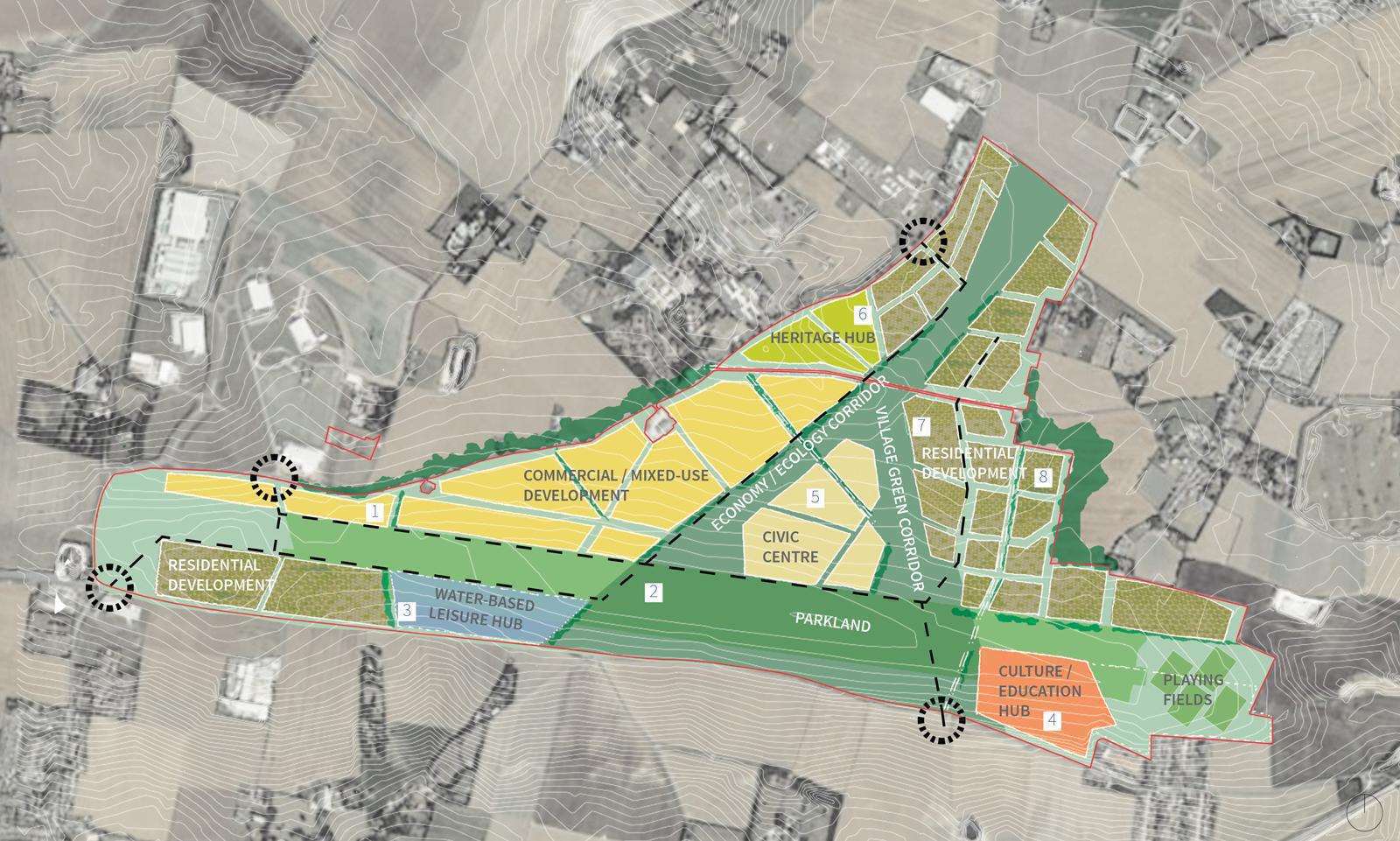 One of the concepts for the former Manston airport site