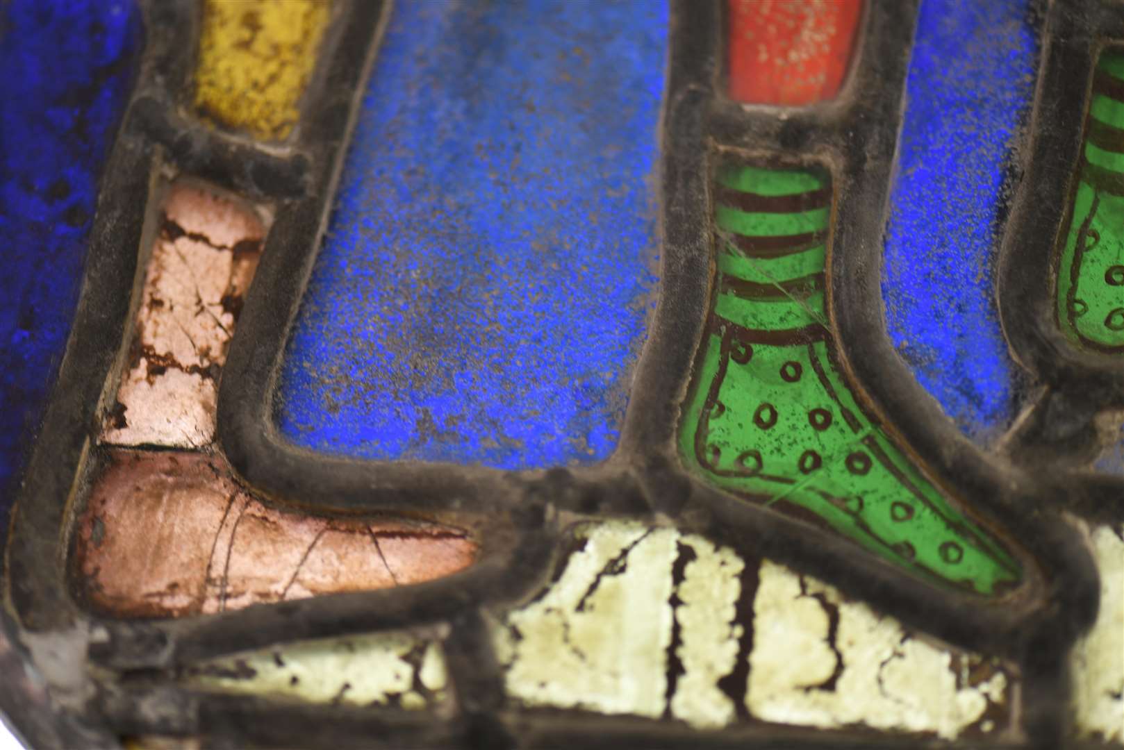 Elaborate footwear is thought to highlight the importance of the pilgrimage