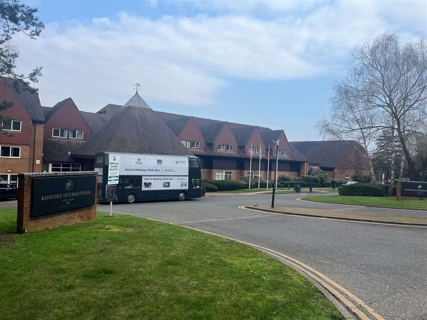 Police were called to Ashford International Hotel this morning