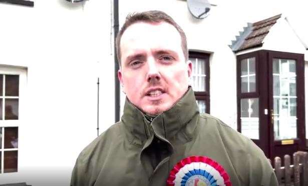 Nick Scanlon is running in the Dartford local elections for Britain First. Picture: Britain First