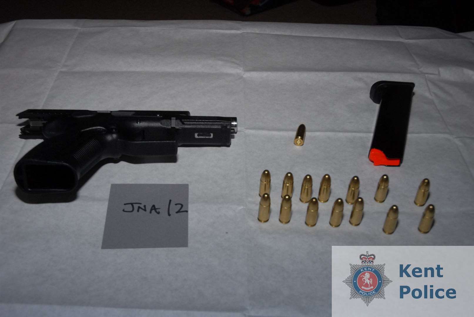 One of six guns found at Bailey's home in Meopham earlier this year. Pictures: Kent Police