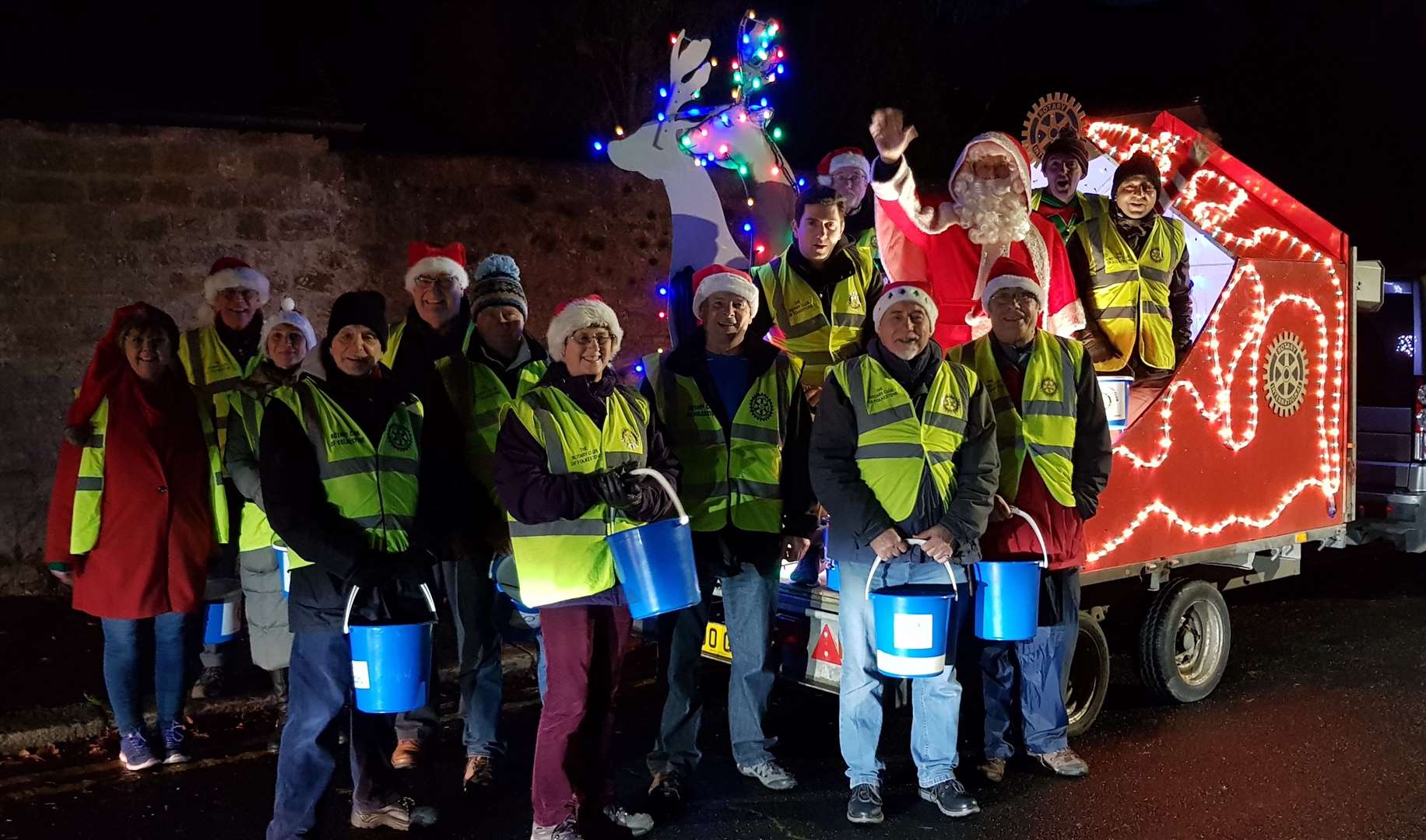 Santa will be returning to the streets of Folkestone to raise money for the Rotary Christmas appeal. Picture: Rotary Club of Folkestone