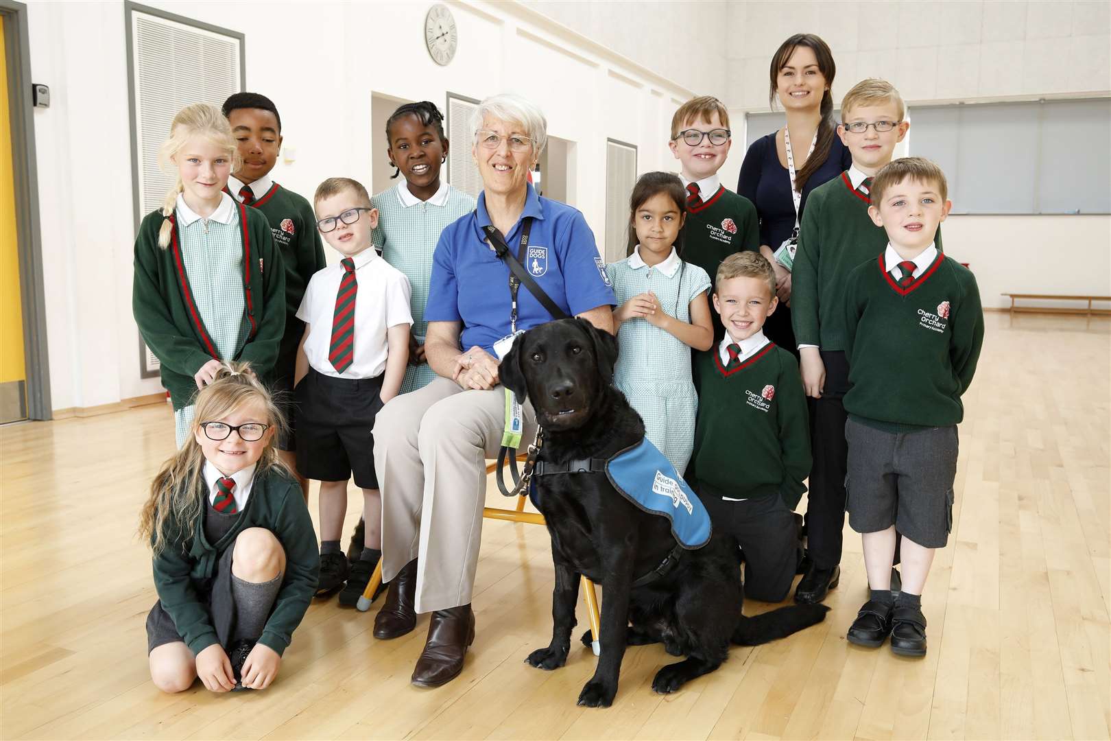 Pupils at Cherry Orchard Primary Academy are taking part in a "Puppy Graduation Scheme"