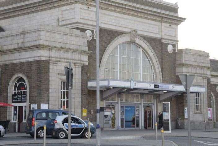 The robbery happened near Margate railway station