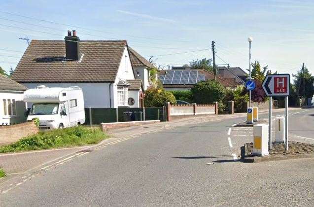 The incident happened near Gore Road, Dartford. Photo: Google