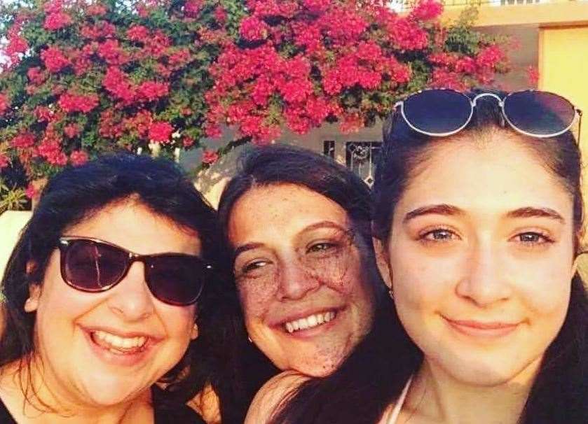 From left to right sisters Dilek, Leyla and Syalan. Photo: Dilek Mehmet