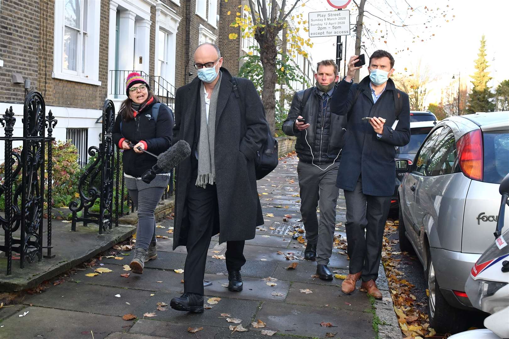 Prime Minister Boris Johnson’s top aide Dominic Cummings leaves his home in north London (Dominic Lipinski/PA)