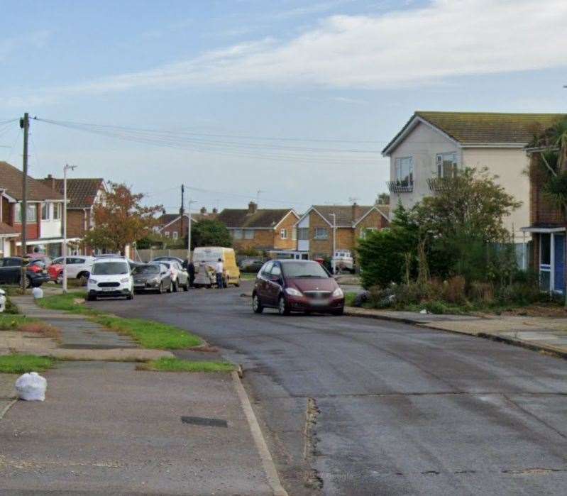 Evans was stopped in Lamb's Walk, Whitstable. Picture: Google