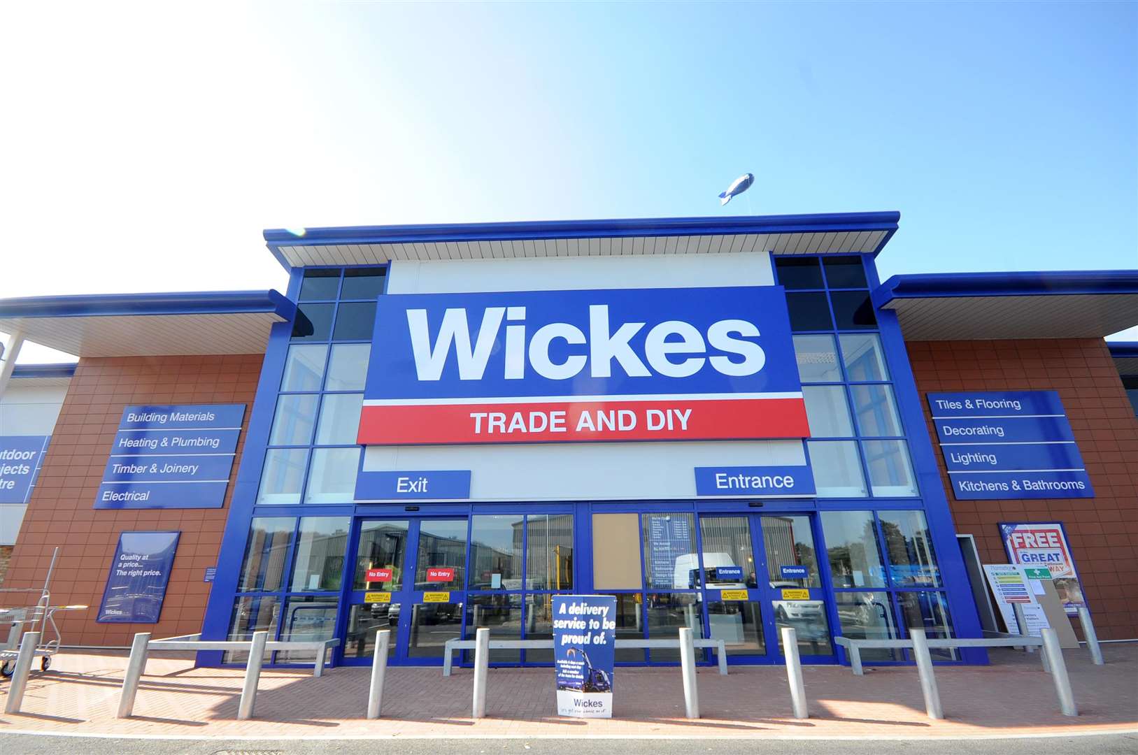 Wickes has a number of stores across Kent - and 200 nationwide