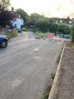 Robert said the new roadworks are "an accident waiting to happen" Picture: Robert Vallance