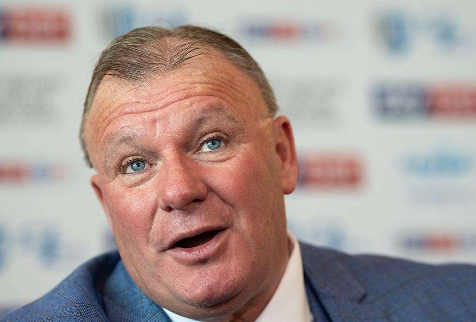 Gillingham manager Steve Evans delighted with performance at Rochdale Picture: Ady Kerry