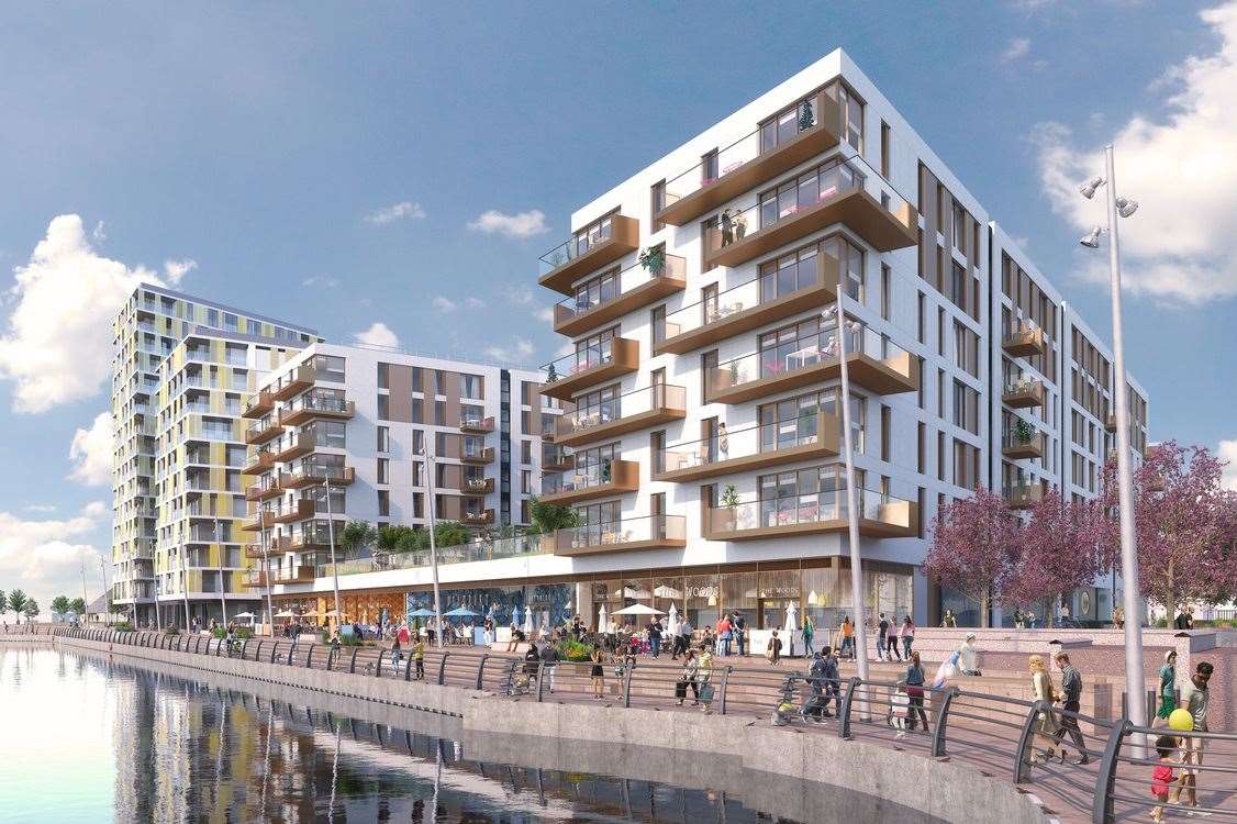 Chatham Waters - second £33.5m phase has started