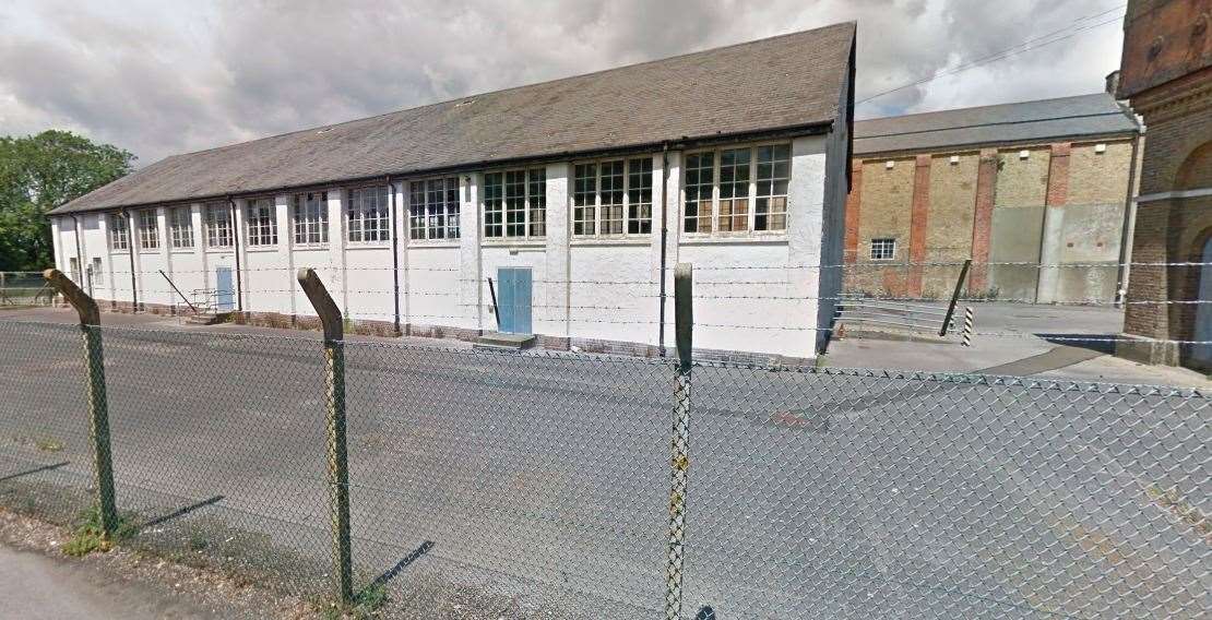 The Napier Barracks site. Photo: Google Street View