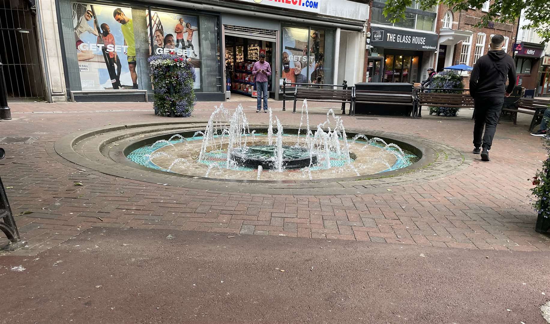 The assault took place by the fountain in the High Street
