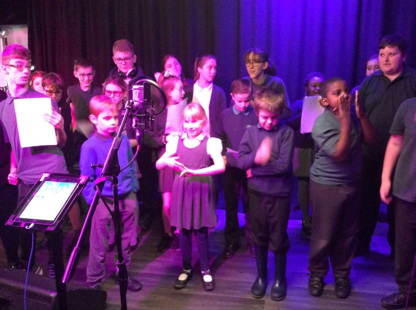 Five Acre Wood School students record their version of Hall of Fame by The Script Pic: Five Acre Wood School