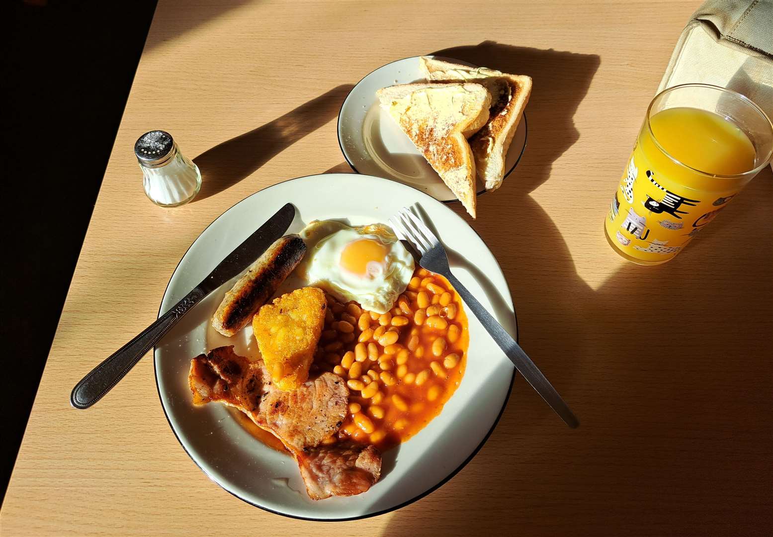 The £4.50 fry-up our reporter had at Coombes Kitchen Cafe in Dover