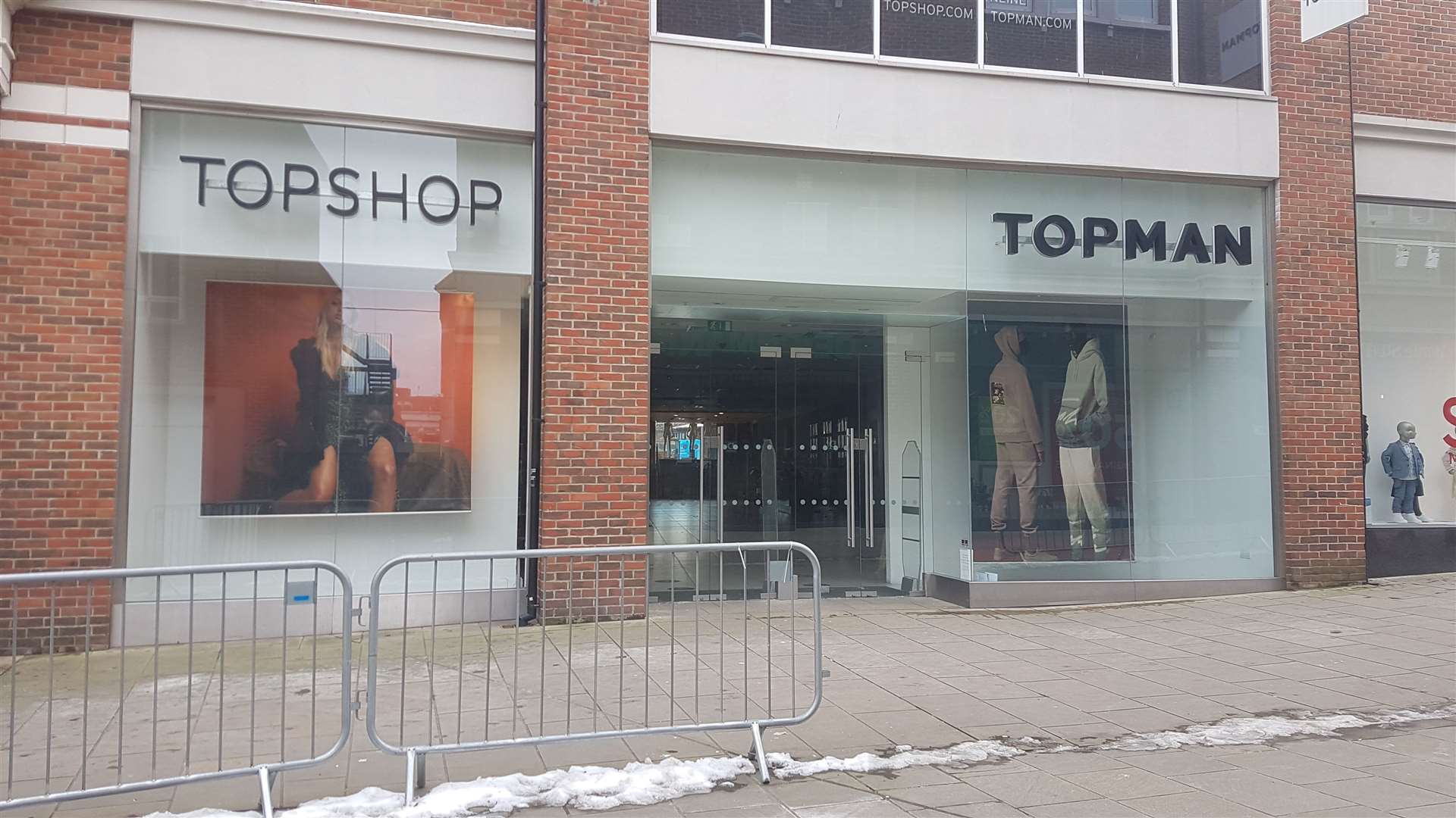 Topshop in Whitefriars has gone for good