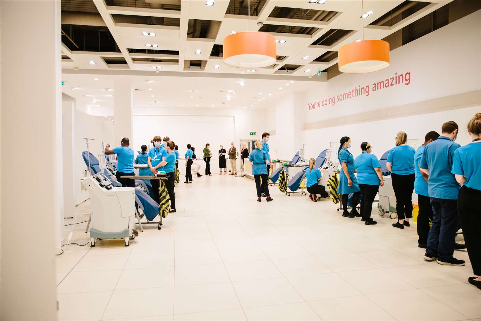 A plasma donation centre similar to one at Stratford Westfield will open in Ashford. Picture: NHS
