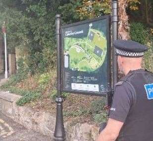 The force has increased patrols to tackle anti-social behaviour. Picture: Kent Police