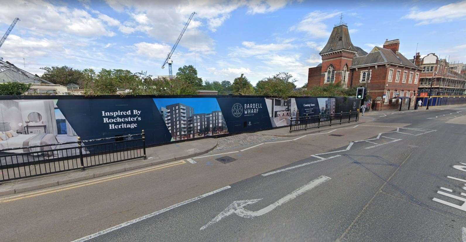 The site of the Bardell Wharf development off Rochester High Street. Picture: Google