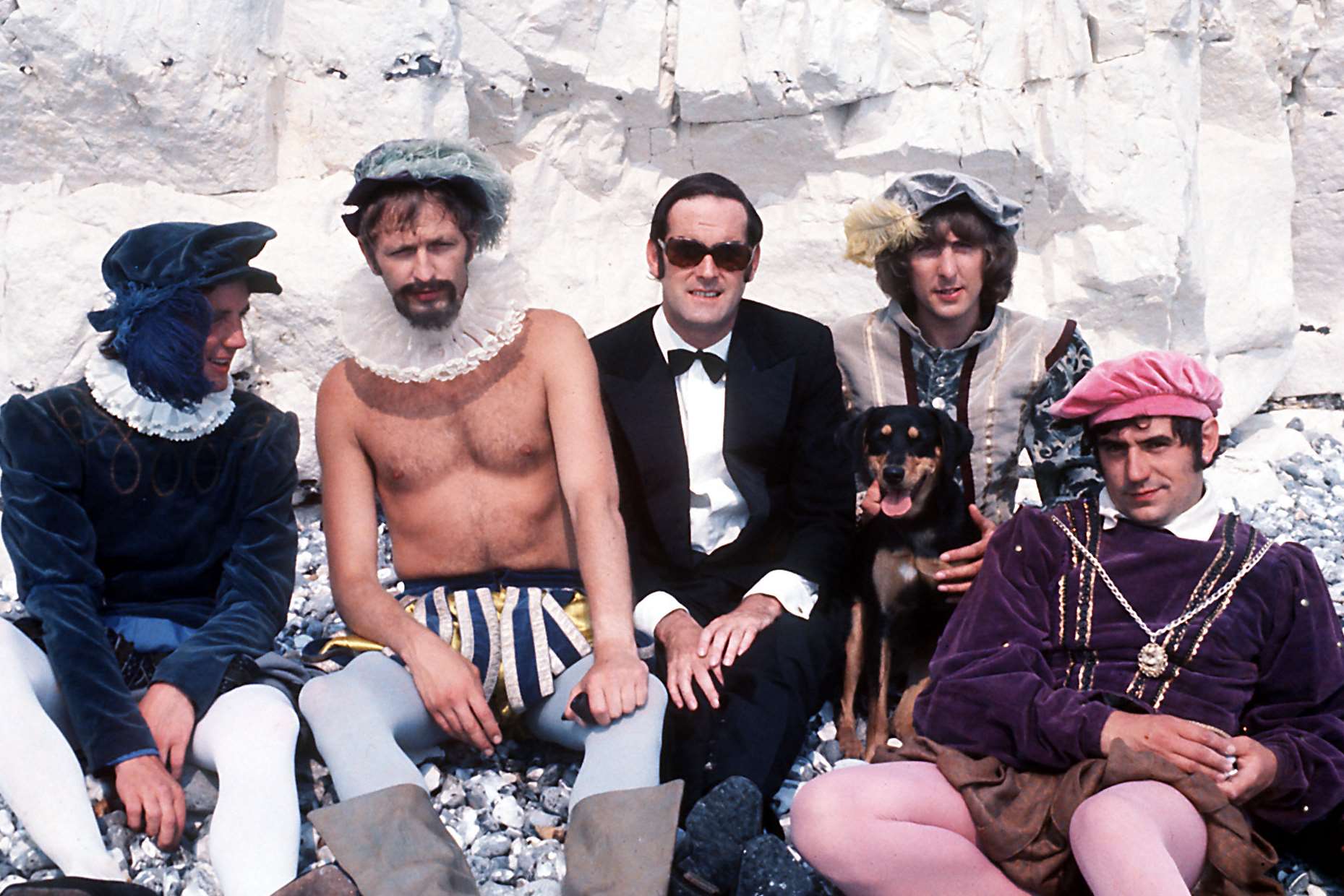 From left: Michael Palin, Graham Chapman, John Cleese, Eric Idle and Terry Jones from Monty Python