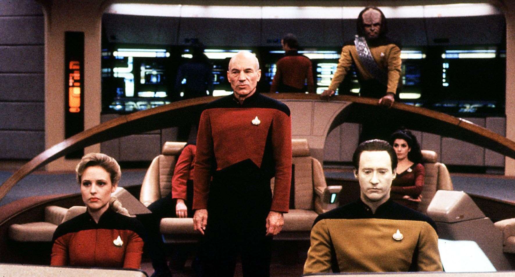 Sir Patrick as Captain Jean-Luc Picard, Picture: BBC/Paramount
